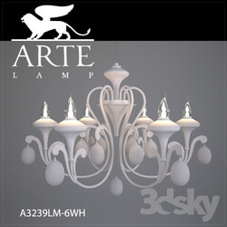 Ceiling light - Chandelier ArteLamp A3239LM-6WH 