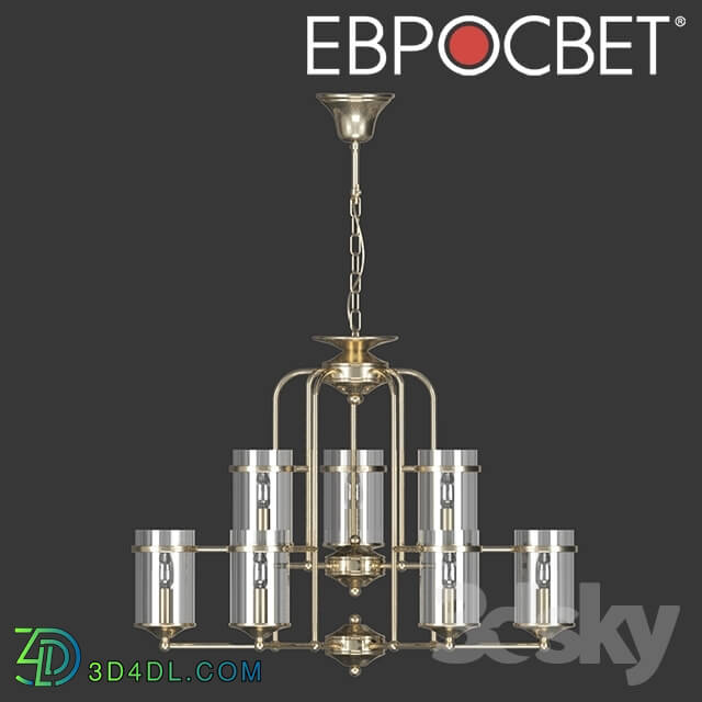 Ceiling light - OM Suspended chandelier in loft style Eurosvet Consul 60040_9