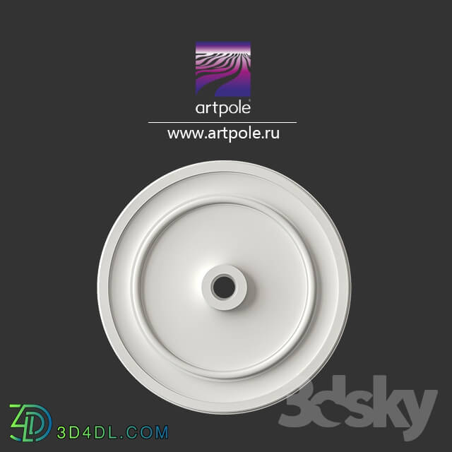 Decorative plaster - Ceiling outlet