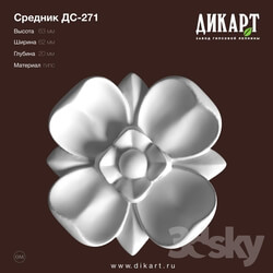 Decorative plaster - www.dikart.ru DS-271 63x62x20mm 4.7.2019 