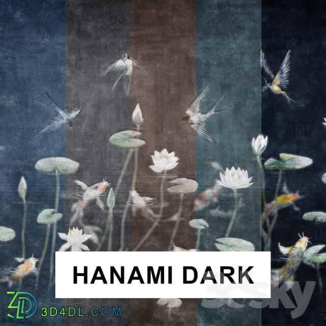 Wall covering - factura _ HANAMI DARK