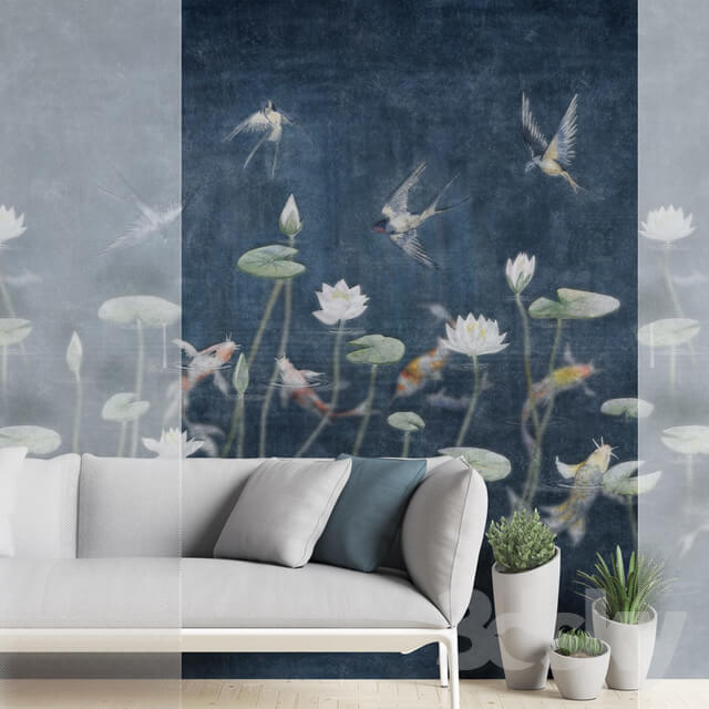 Wall covering - factura _ HANAMI DARK