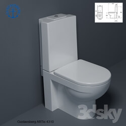 Toilet and Bidet - Gustavsberg ARTic 4310 