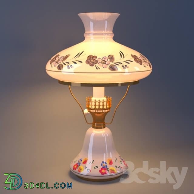 Table lamp - Classic table lamp in the style of the 1980s