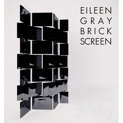 Other decorative objects - Brick screen Screen_ Eileen Gray 