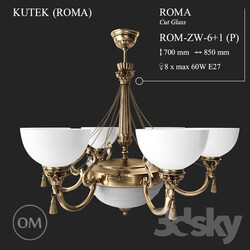Ceiling light - KUTEK _ROMA_ ROM-ZW-6 _ 1 _P_ 