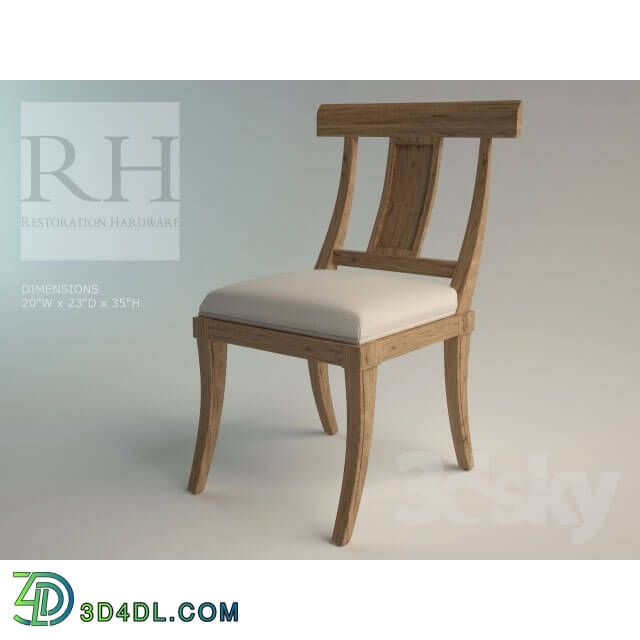 Chair - RH  KLISMOS WOOD CHAIR