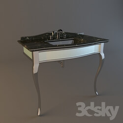 Wash basin - Imperial _Athena carrara marble console_ Laver 