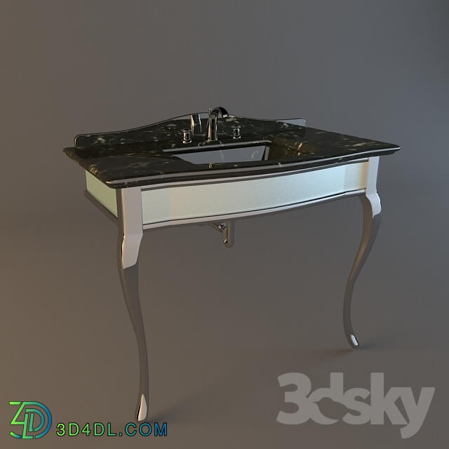 Wash basin - Imperial _Athena carrara marble console_ Laver