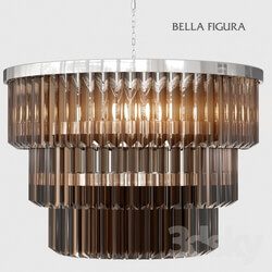 Ceiling light - THREE TIER DRUM CHANDELIER _vray _ corona_ 