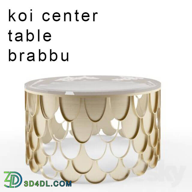 Table - koi center table brabbu