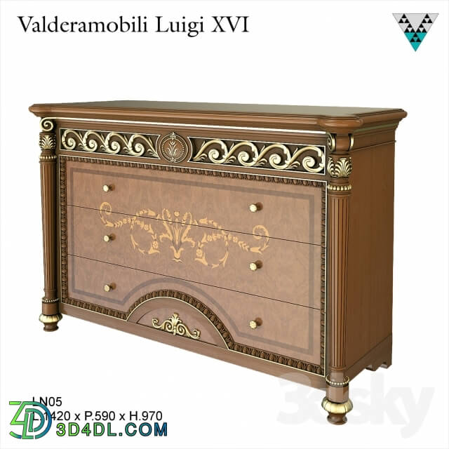 Sideboard _ Chest of drawer - dresser Valderamobili Luigi XVI