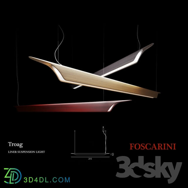 Ceiling light - Suspension lamp Foscarini troag