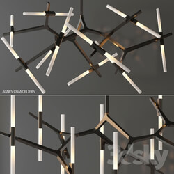 Ceiling light - Agnes Chandelier - 20 Lights by Roll _ Hill 
