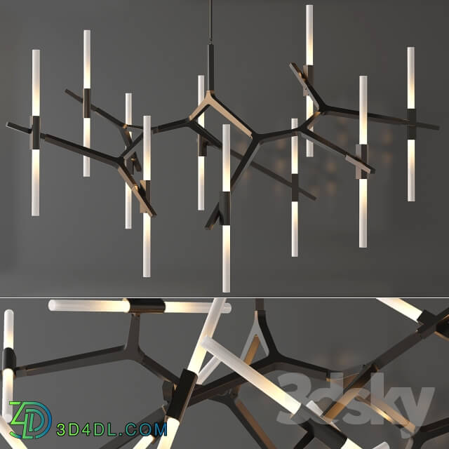 Ceiling light - Agnes Chandelier - 20 Lights by Roll _ Hill