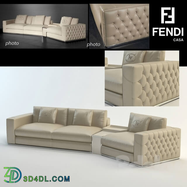 Sofa - Plaza Sofa Fendi Casa