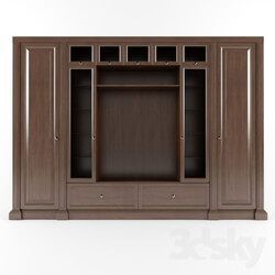 Wardrobe _ Display cabinets - wall in the office or living room 