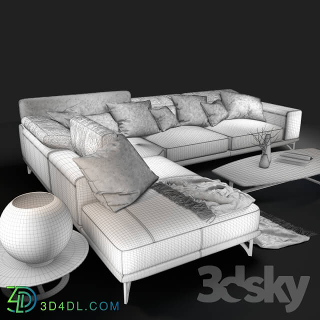 Sofa - Sofa NATUZZI Italo 2983