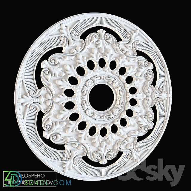 Decorative plaster - Socket