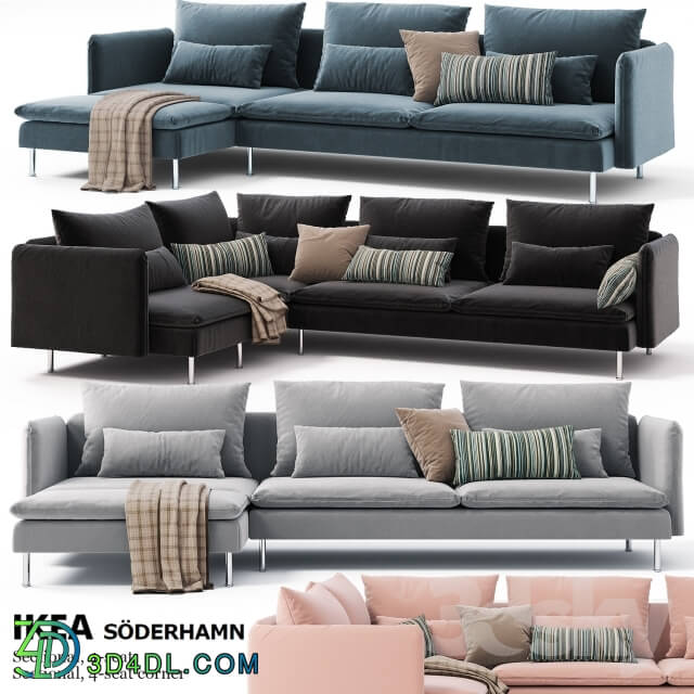 Sofa - Corner sofas Ikea SODERHAMN Sectional_ 4-seat_ Sectional_ 4-seat corner