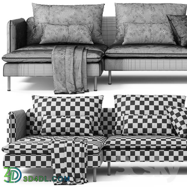 Sofa - Corner sofas Ikea SODERHAMN Sectional_ 4-seat_ Sectional_ 4-seat corner