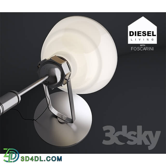 Table lamp - DIESEL Successful Living Glas suspension lamp big