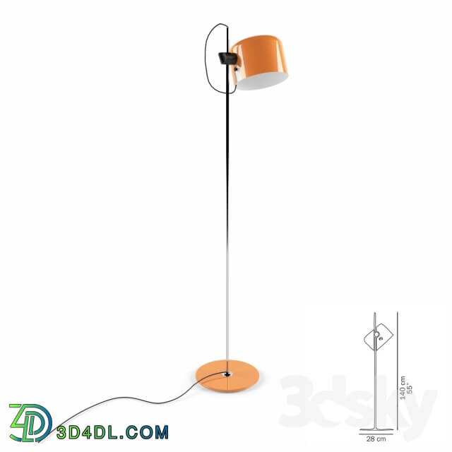 Floor lamp - Oluce Coupe 3321 Floor lamp