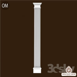 Decorative plaster - Om. Mega plast decor Pilaster 