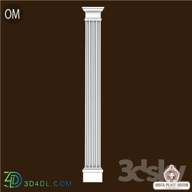 Decorative plaster - Om. Mega plast decor Pilaster