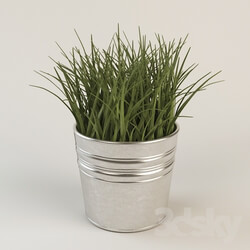 Plant - Artificial Potted Plant Wheat Grass 