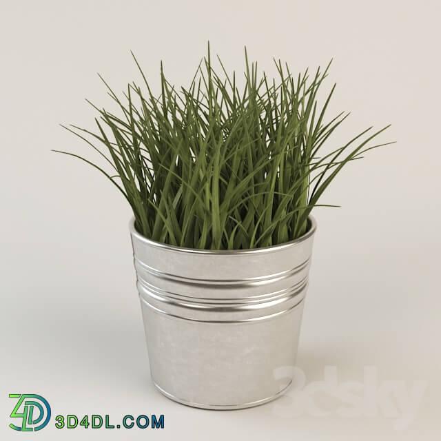 Plant - Artificial Potted Plant Wheat Grass
