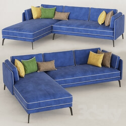 Sofa - Blue Sofa _OM_ 