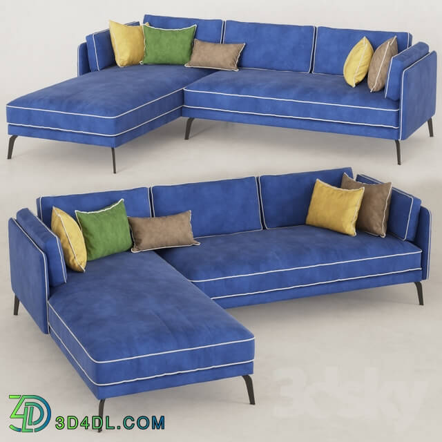 Sofa - Blue Sofa _OM_