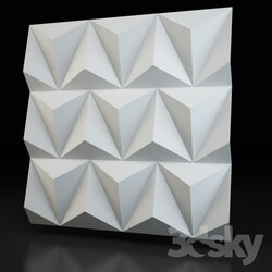 3D panel - Trigon gypsum board 