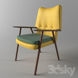Arm chair - Yellow armchair 