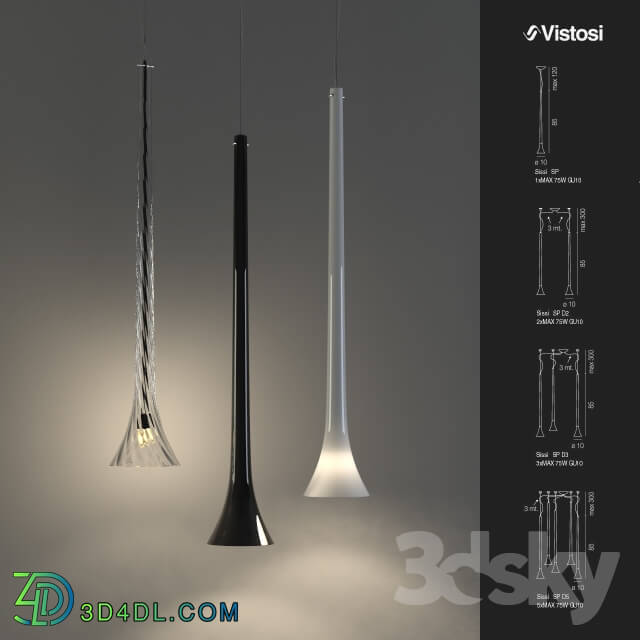 Ceiling light - Hanging lamp Sissi SP D5 Pendant Light