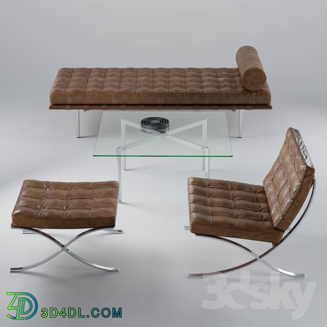 Other soft seating - Barcelona _ Mies set