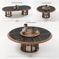 Table - porada table THAYL 3 items 