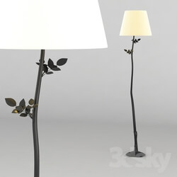 Floor lamp - Diego Giacometti Foliage floor lamp 