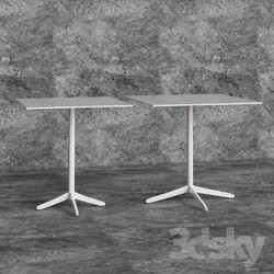 Table - Plank MISTER X table Mod. 9510-01 _70x70_ _ Mod. 9511-01 _80x80_ 