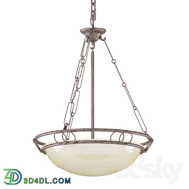Ceiling light - Filament Design Lenor 3-Light Prairie Rock Incandescent Ceiling Pendant