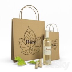 Food and drinks - Paper Bags And Wine 