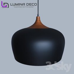 Ceiling light - _OM_ Pendant lamp Lumina Deco Conci black LDP 7918-350 _BK_ 