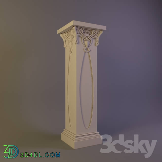 Decorative plaster - Column
