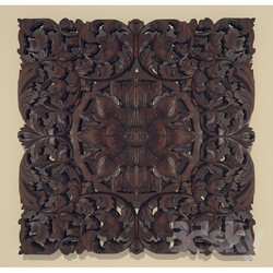 Other decorative objects - Teak wood panel 