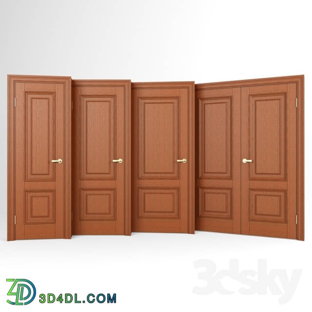 Doors - Classical door of oak_ standard range