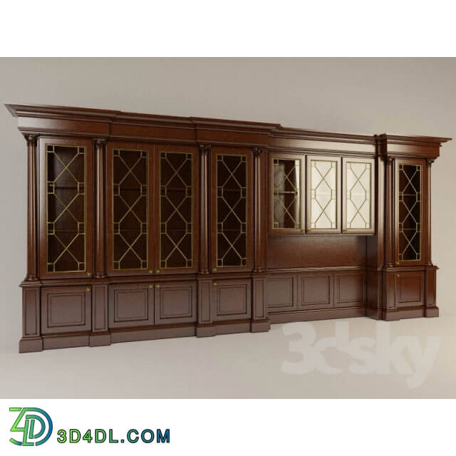 Wardrobe _ Display cabinets - Library in classic style