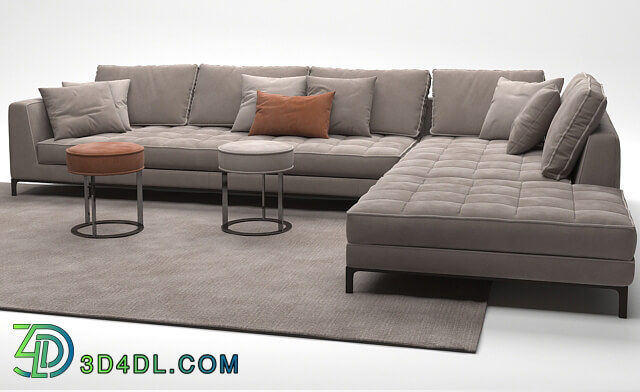 Sofa - MAXALTO B_B Italia Lucrezia Sofa