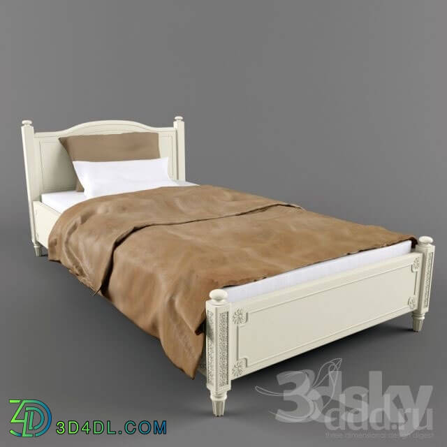 Bed - Wooden Classic Bed