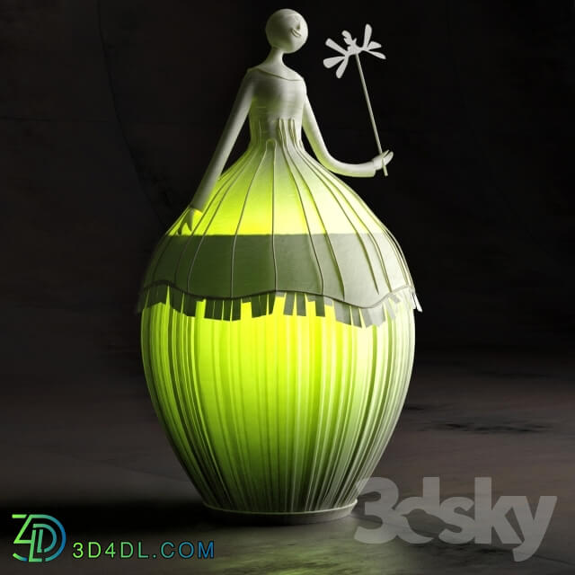 Table lamp - lady lamp